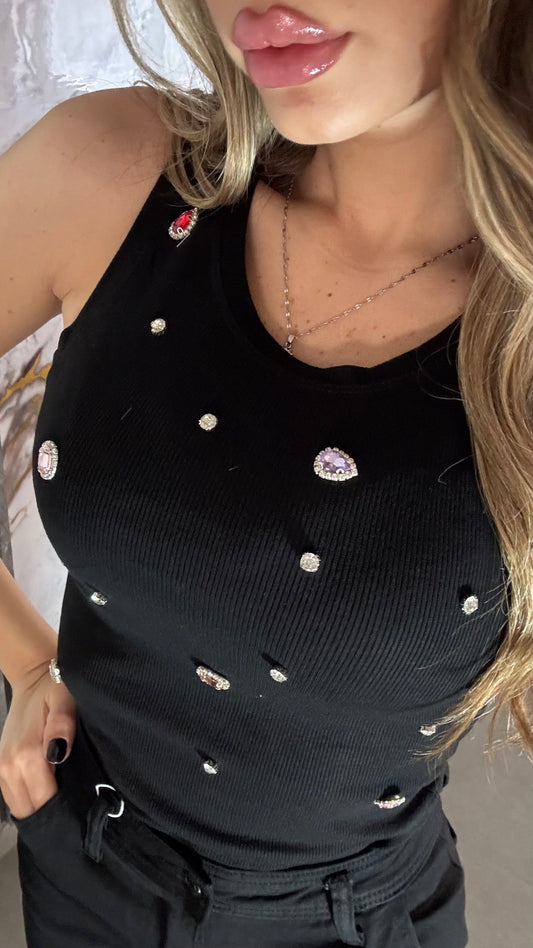 Canotta diamond black