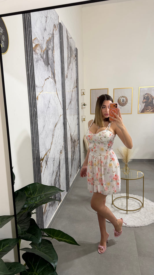 Mini dress flower