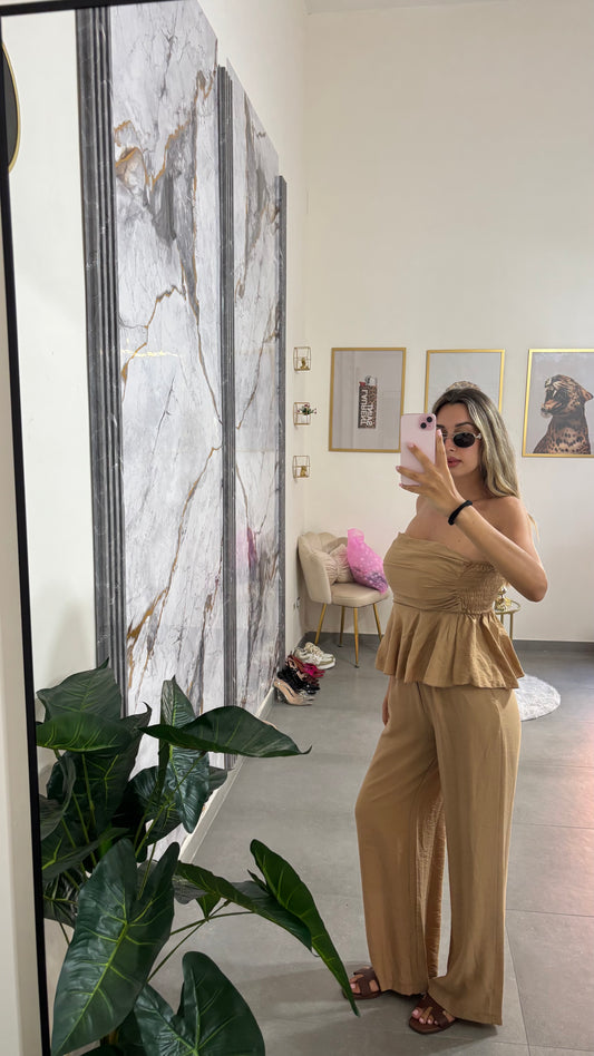 Coordinato Crazy beige