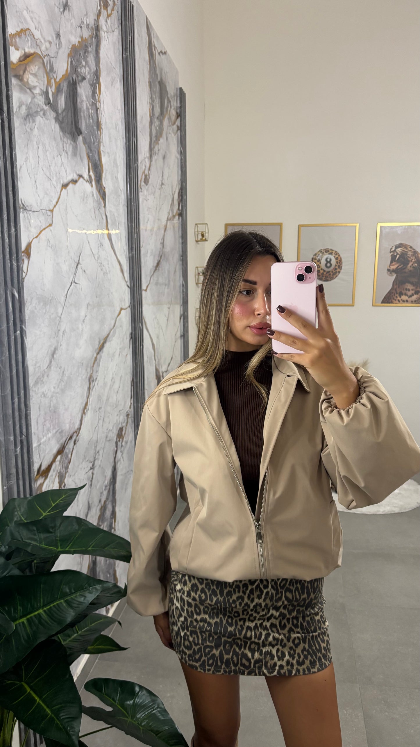 Bomber beige
