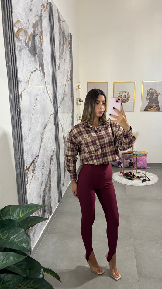 Leggins bordeaux