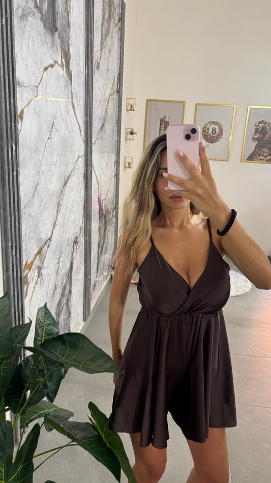Tutina raso marrone