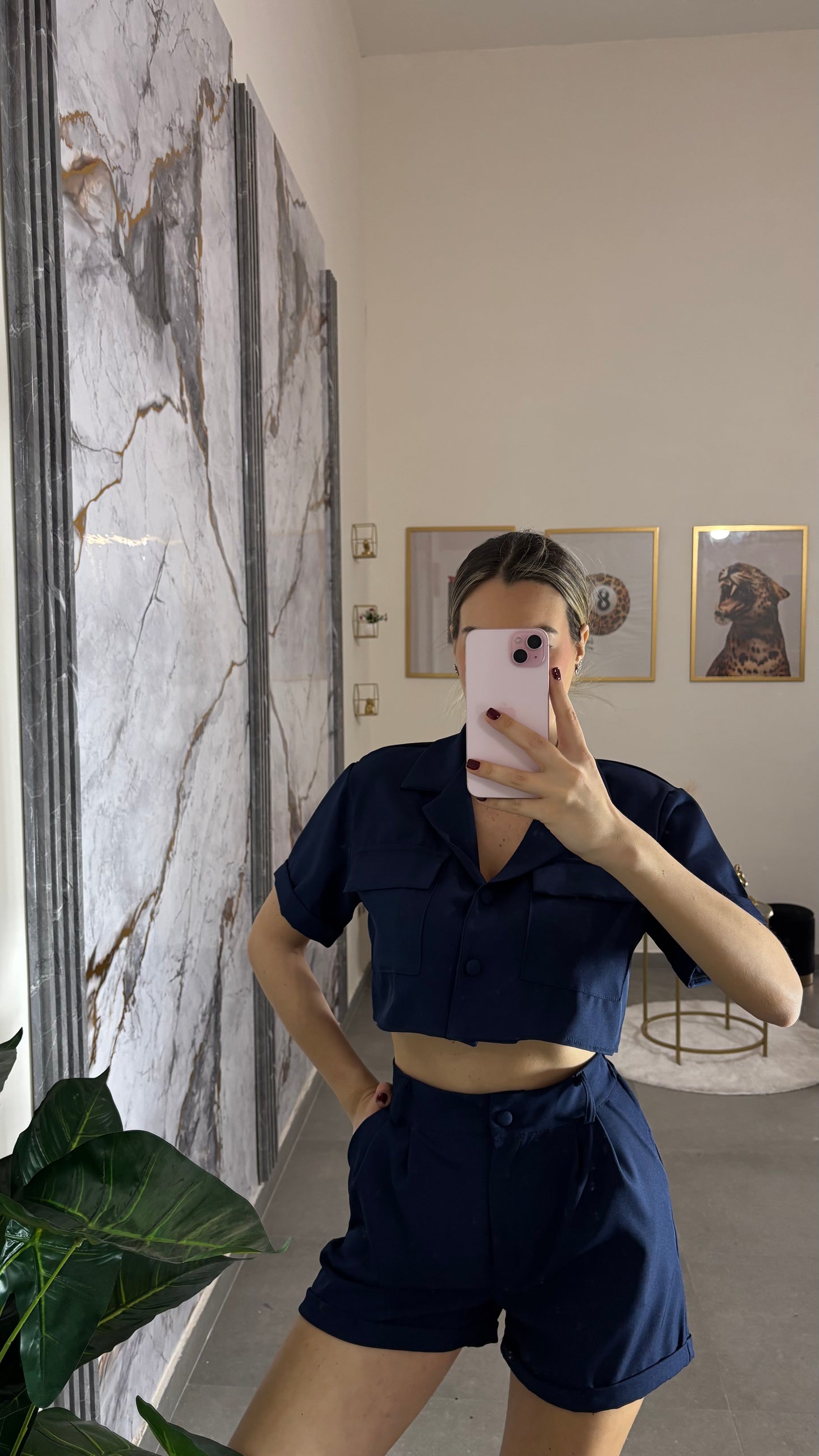 Coordinato bluette