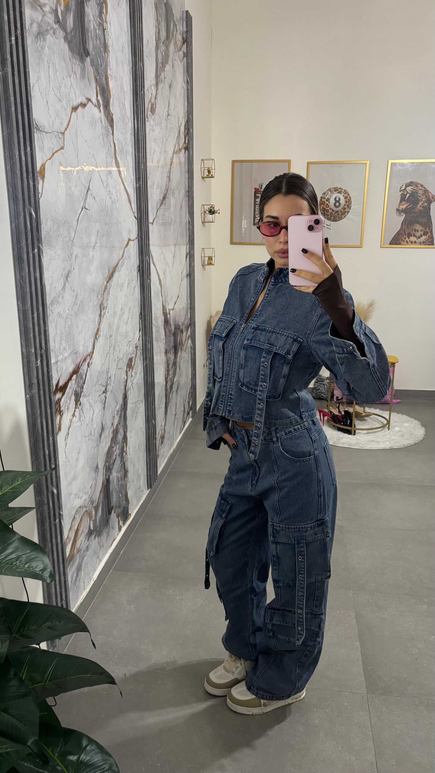 Coordinato in denim