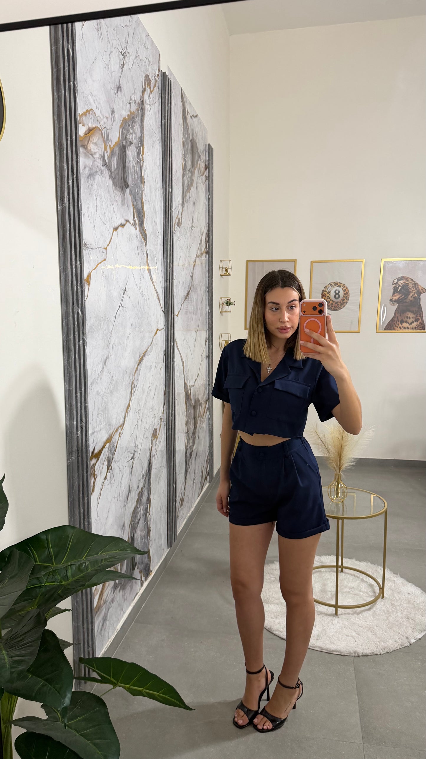 Coordinato bluette