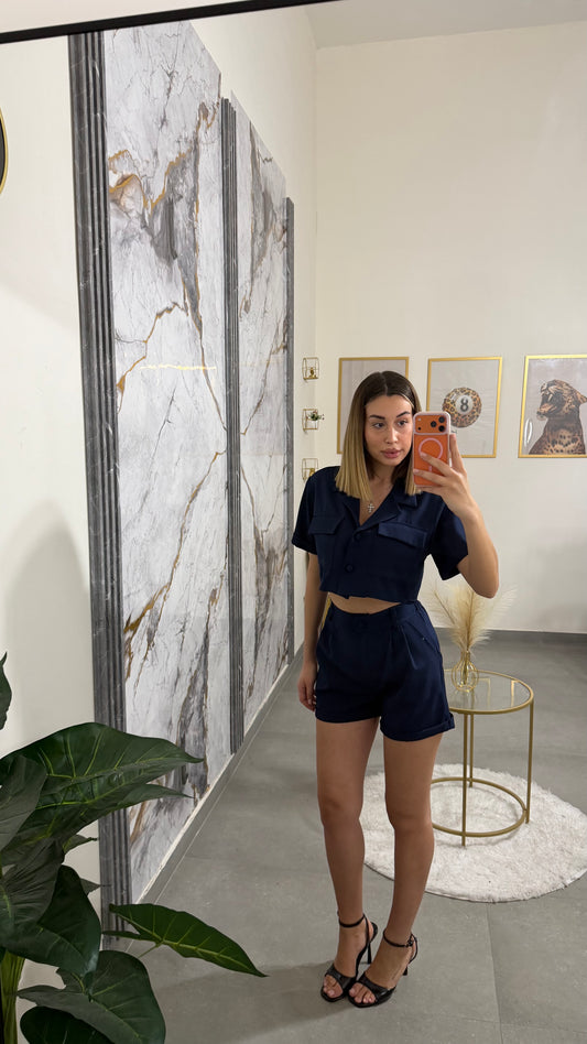 Coordinato bluette