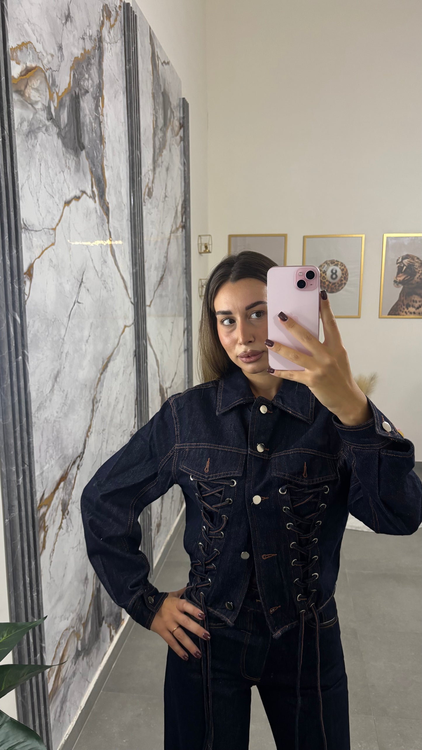 Jacket stringhe
