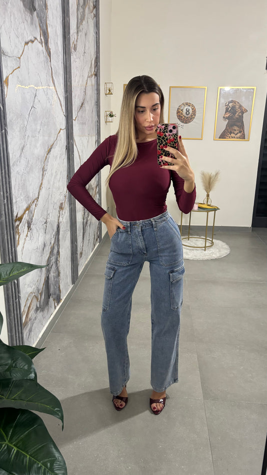 Jeans alta vita tasconi