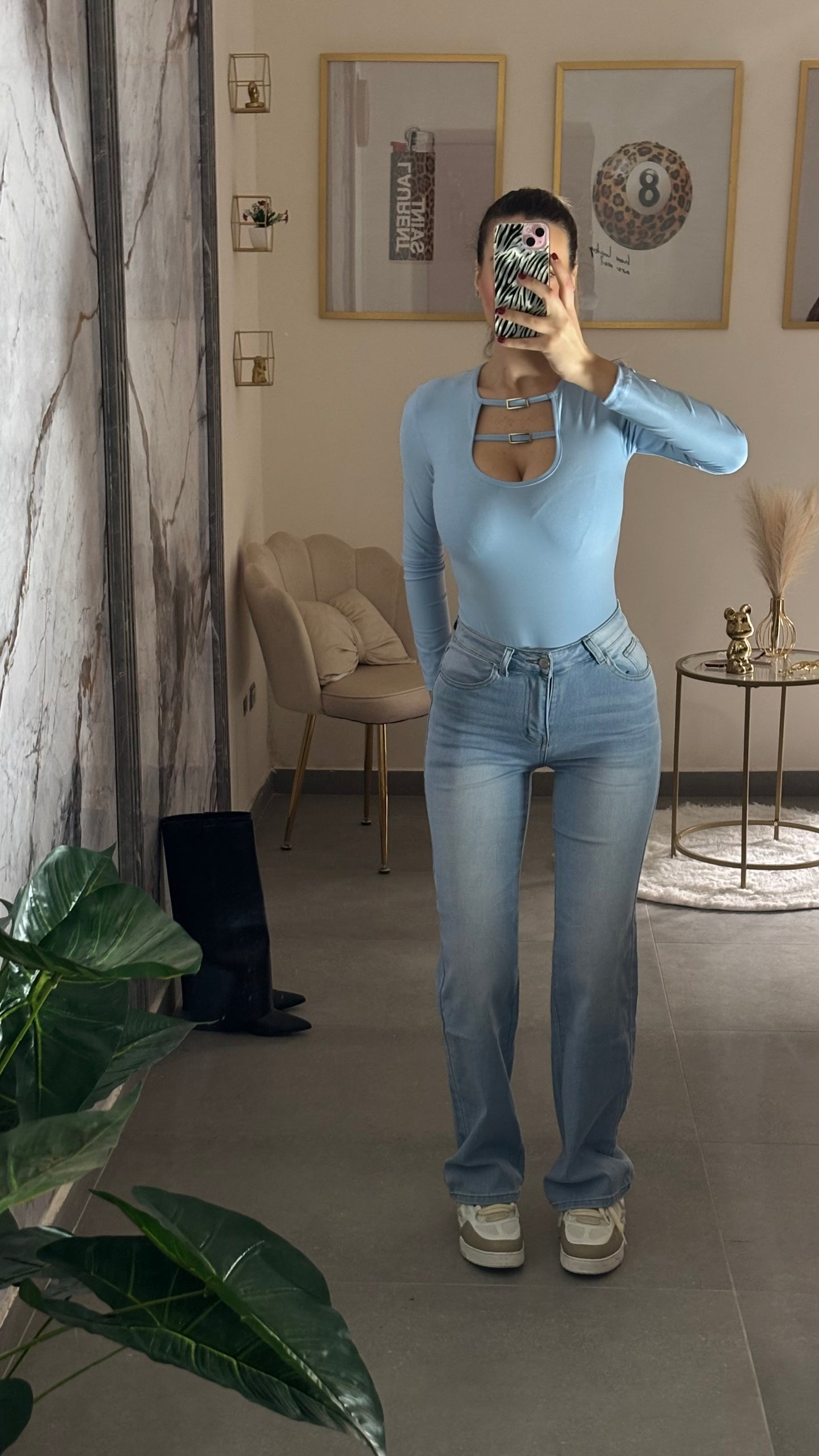 Jeans lavaggio chiaro