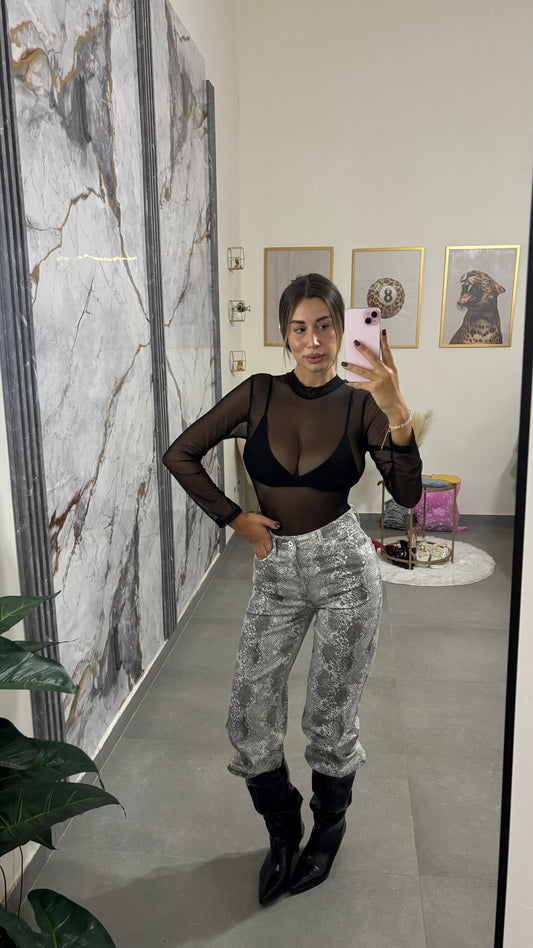 Jeans pitonato