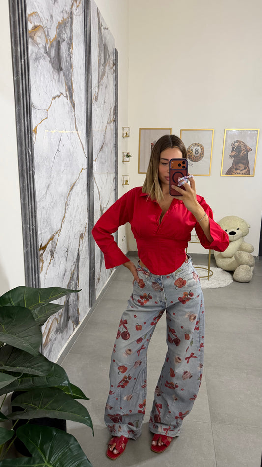 Jeans Red
