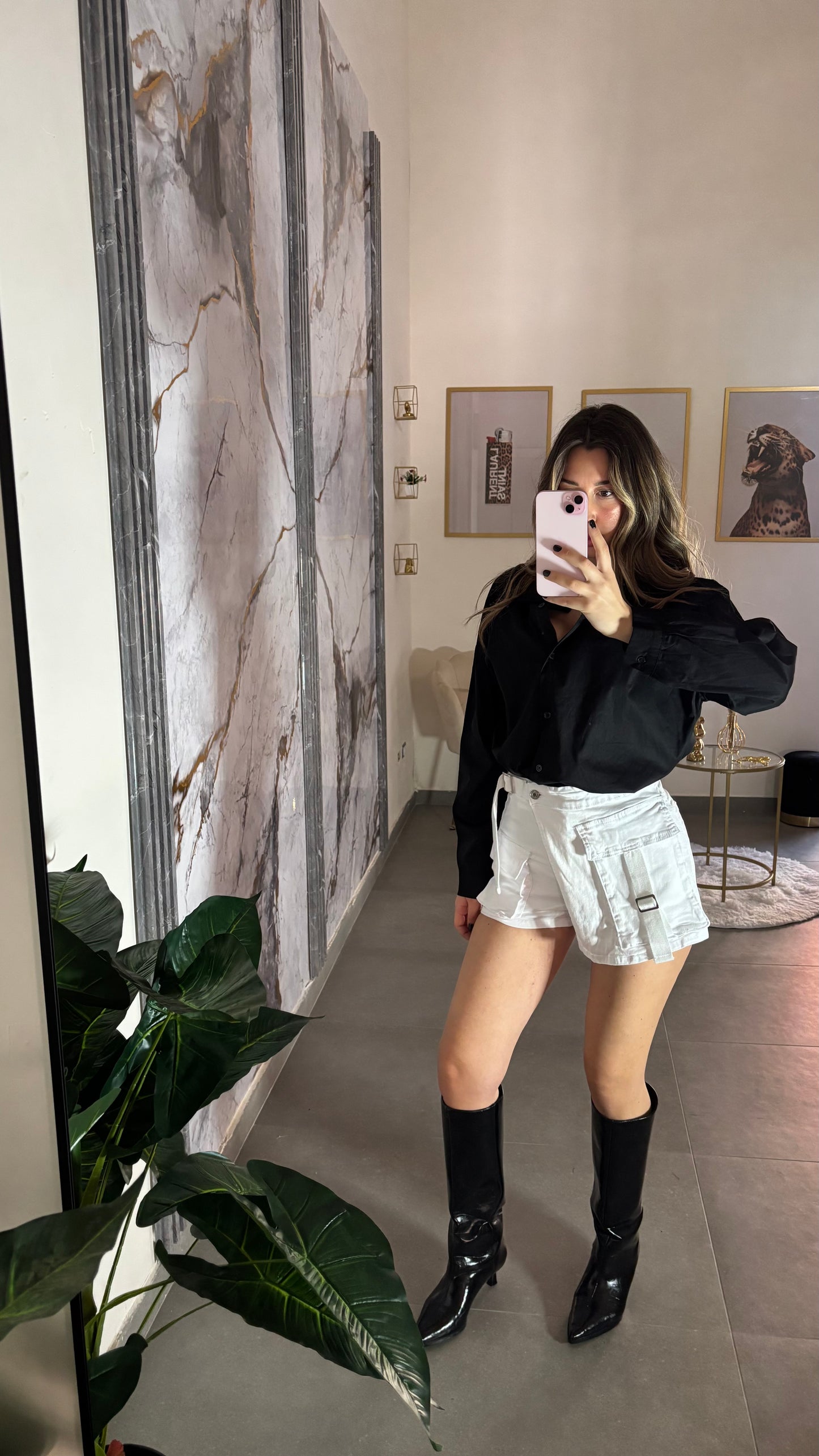 Gonna pantaloncino white