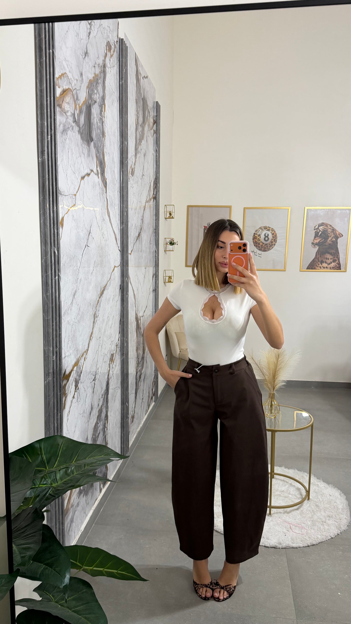 Pantalone marrone