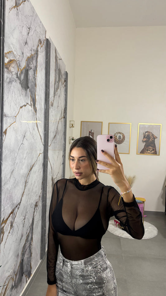 BODY VELATO NERO