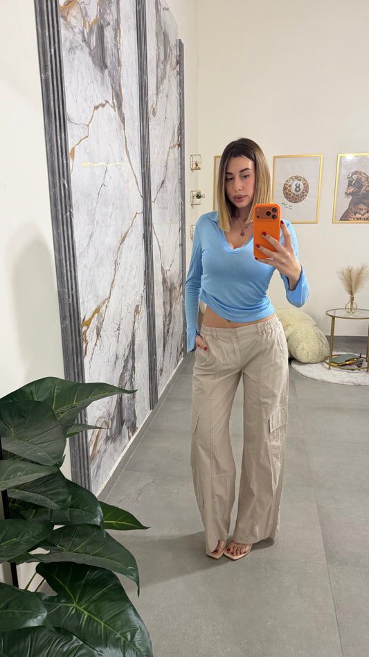 Pantalone Beige