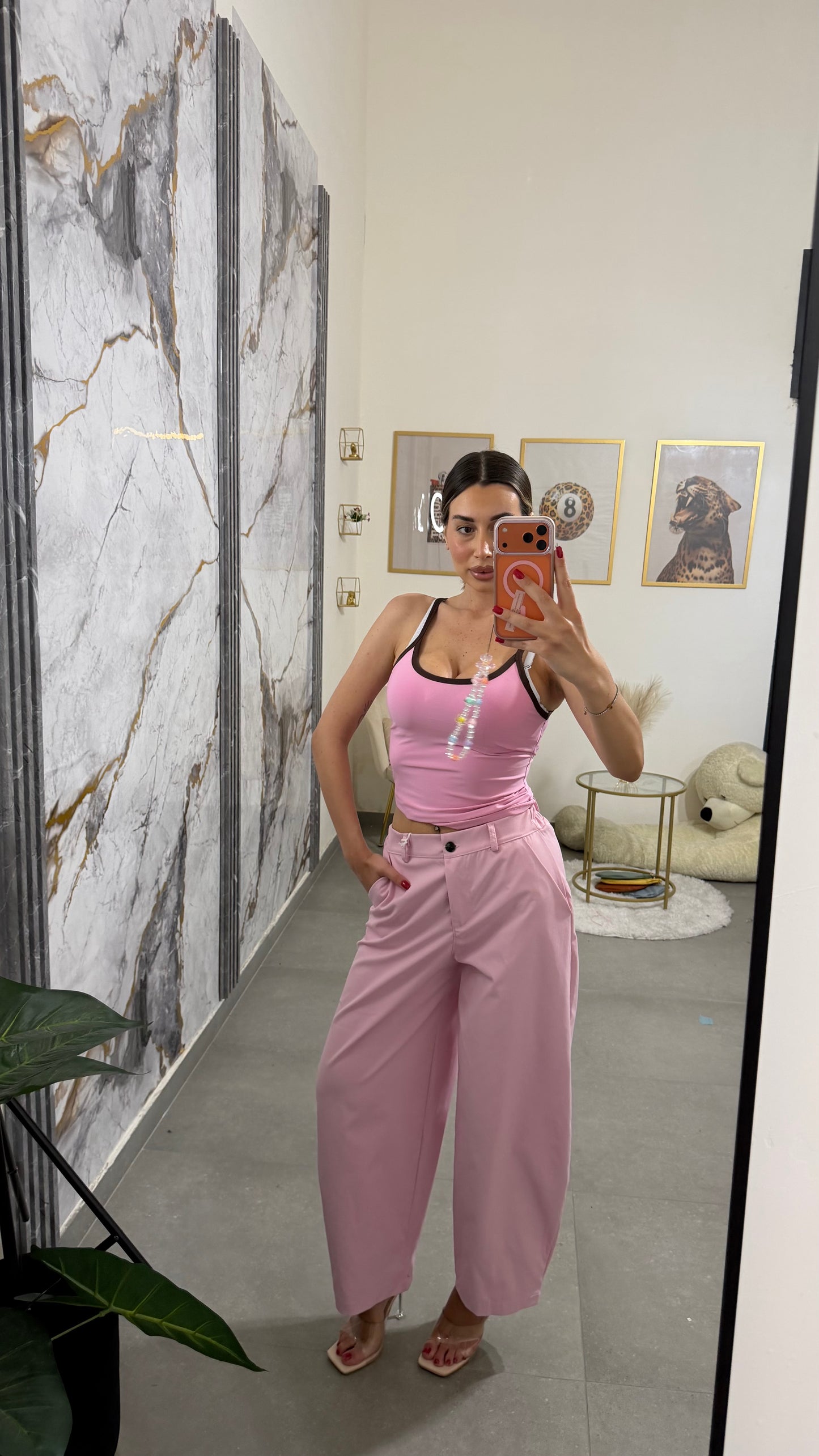 Pantalone rosa