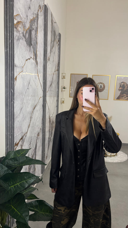 Blazer eco-pelle
