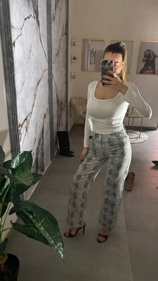 Jeans pitonato