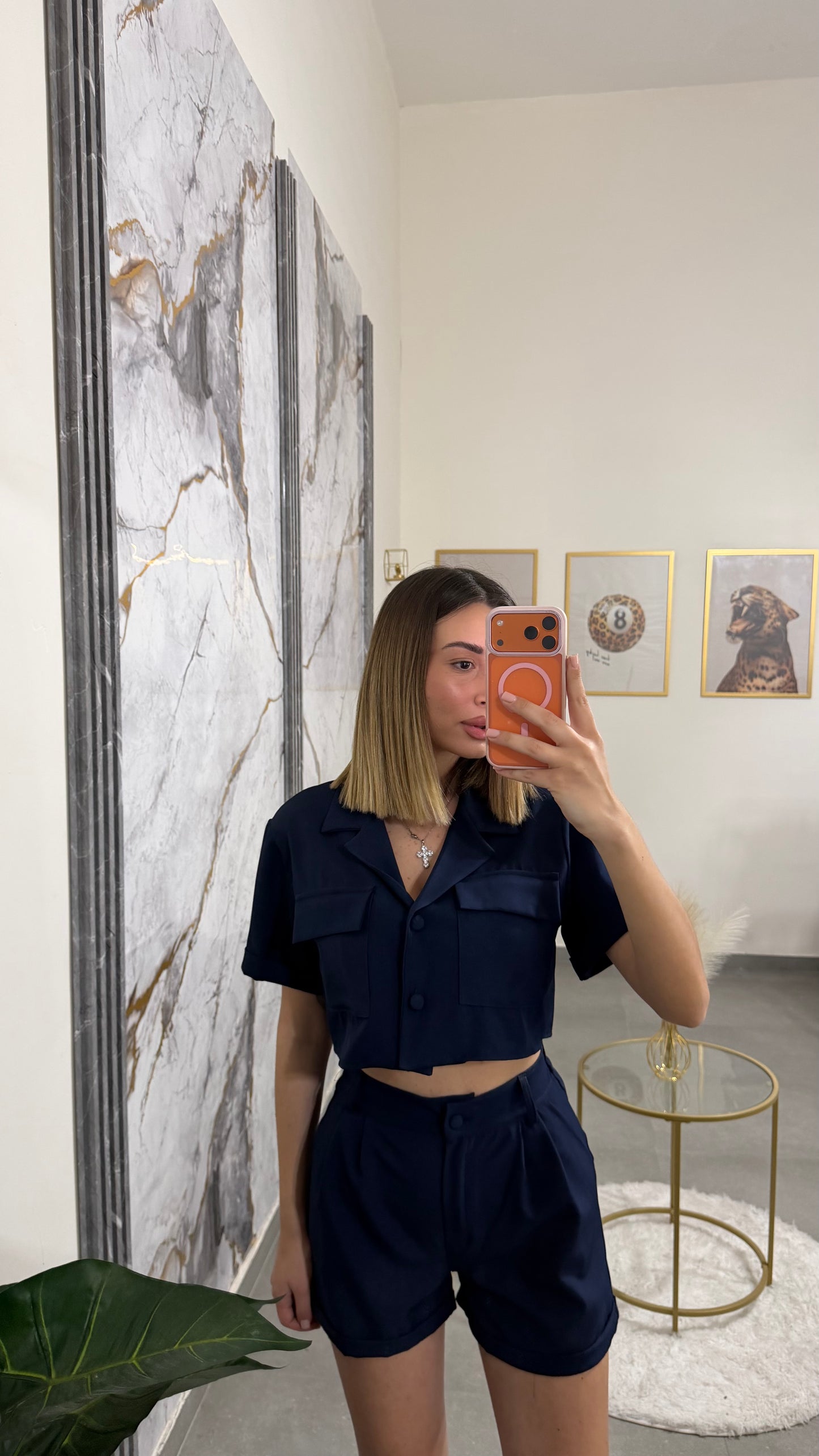 Coordinato bluette