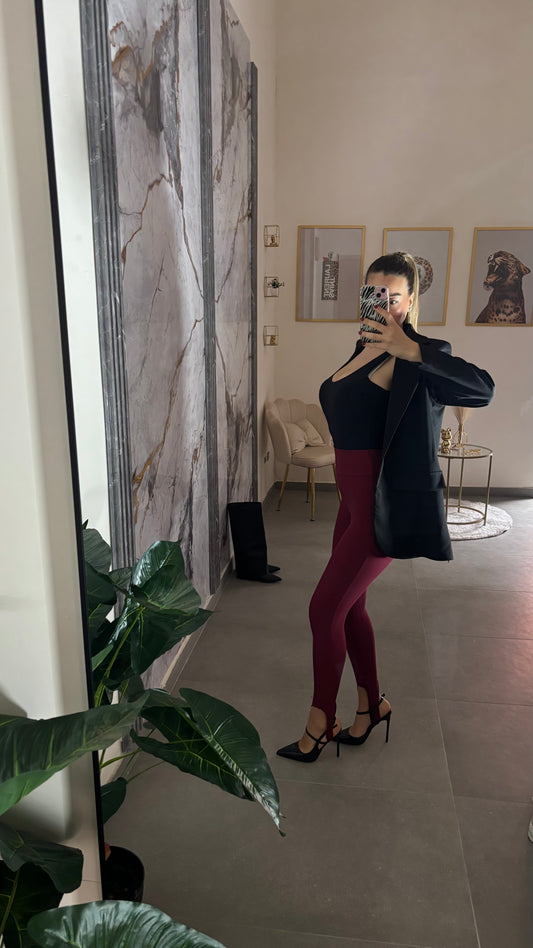 Leggins bordeaux