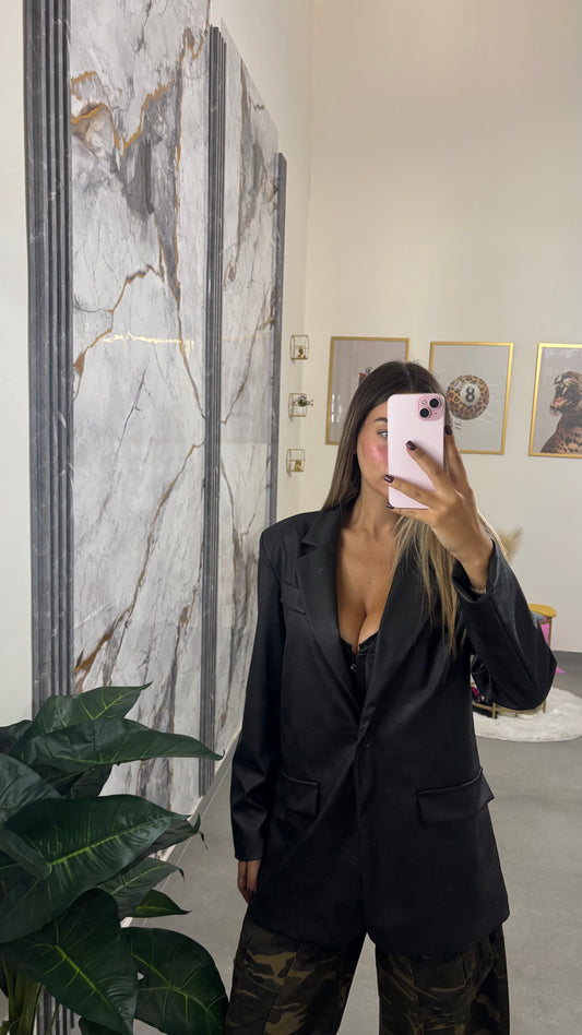Blazer eco-pelle