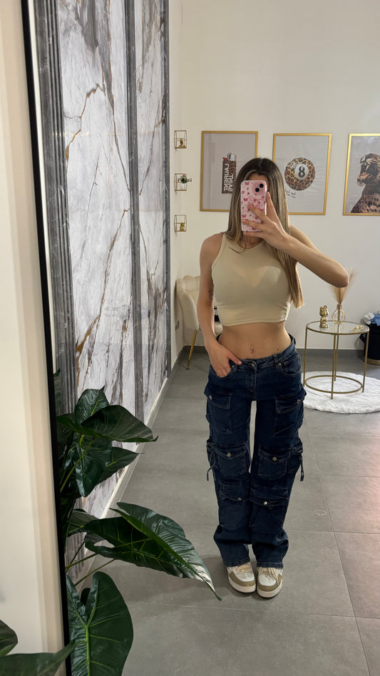 Cargo denim