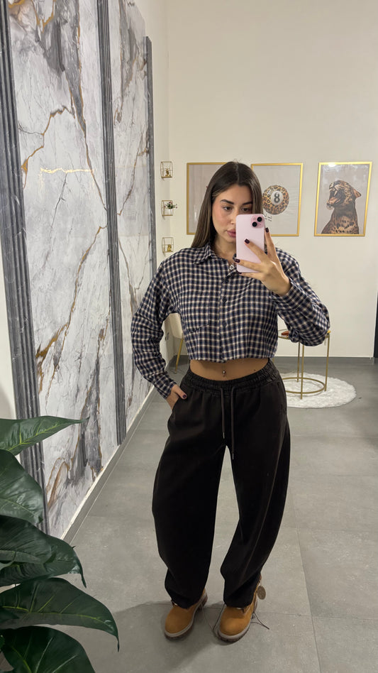 Pantalone ballon brown