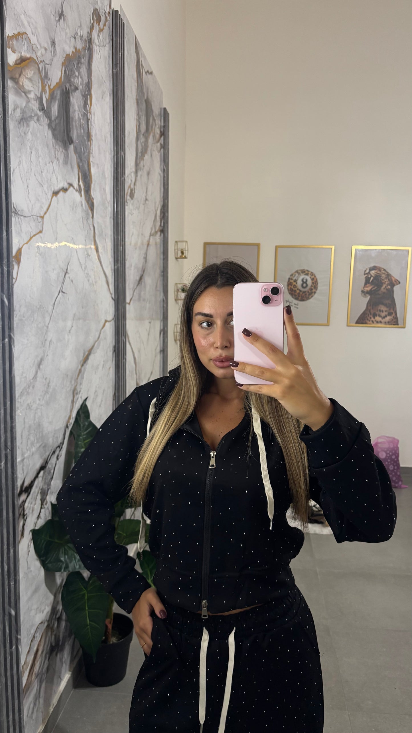 Tuta Shine nera