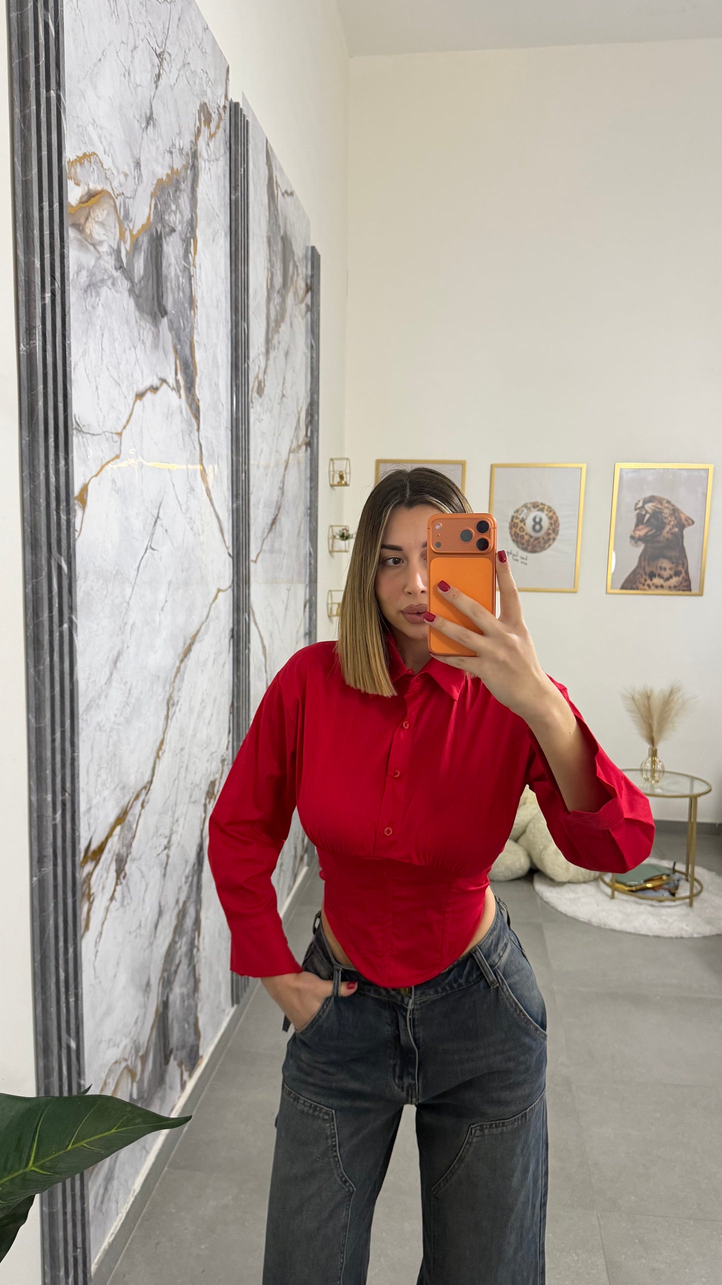 Camicia bustino red