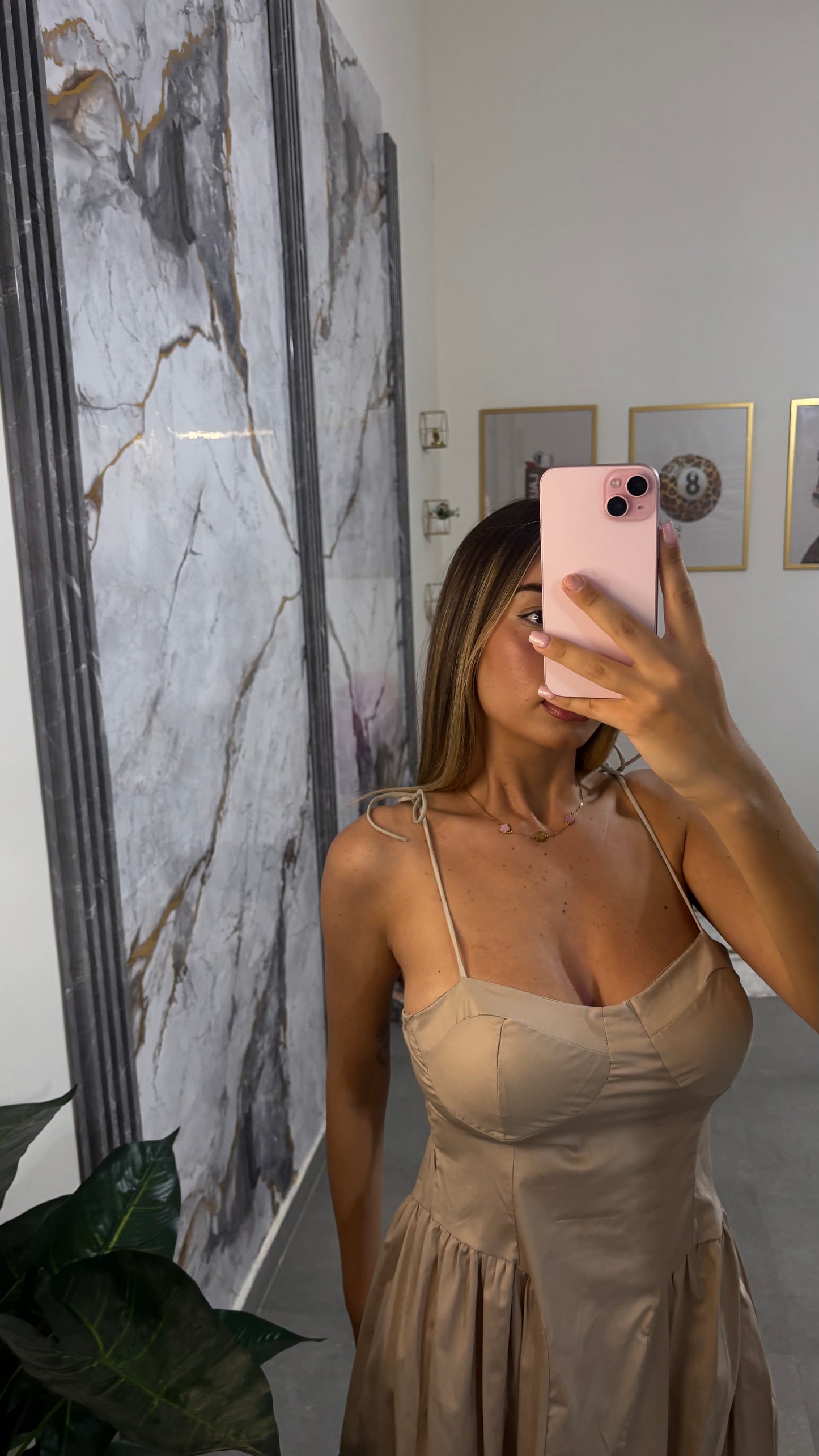 Dress beige
