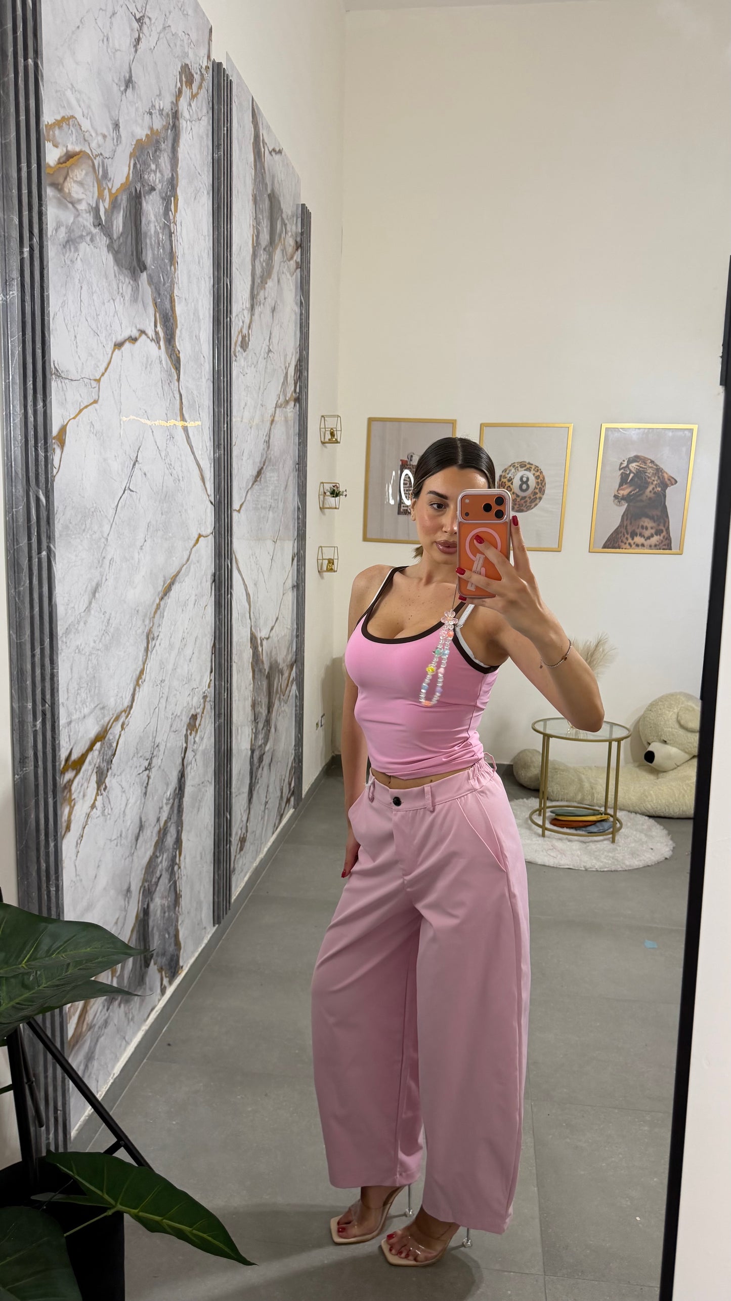 Pantalone rosa