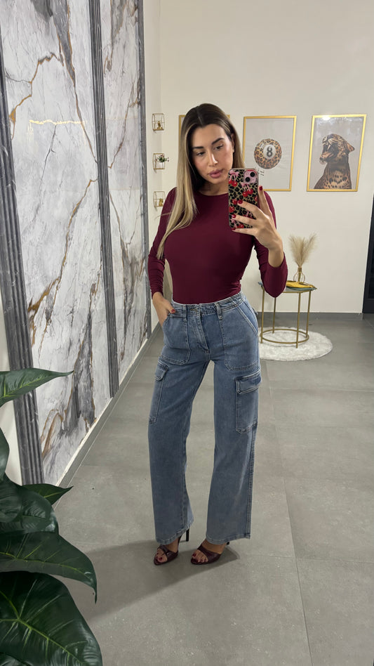 Jeans alta vita tasconi