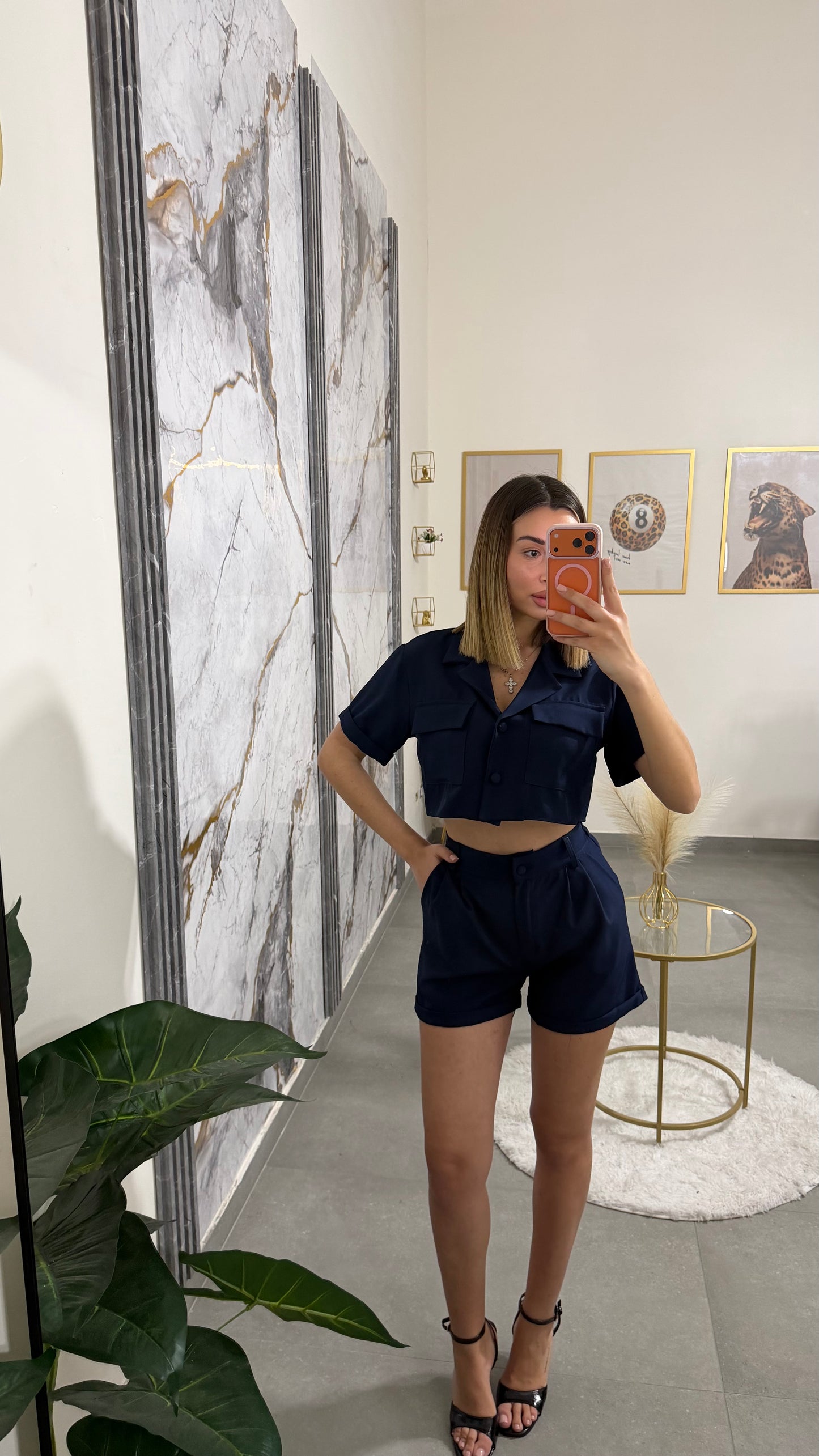 Coordinato bluette