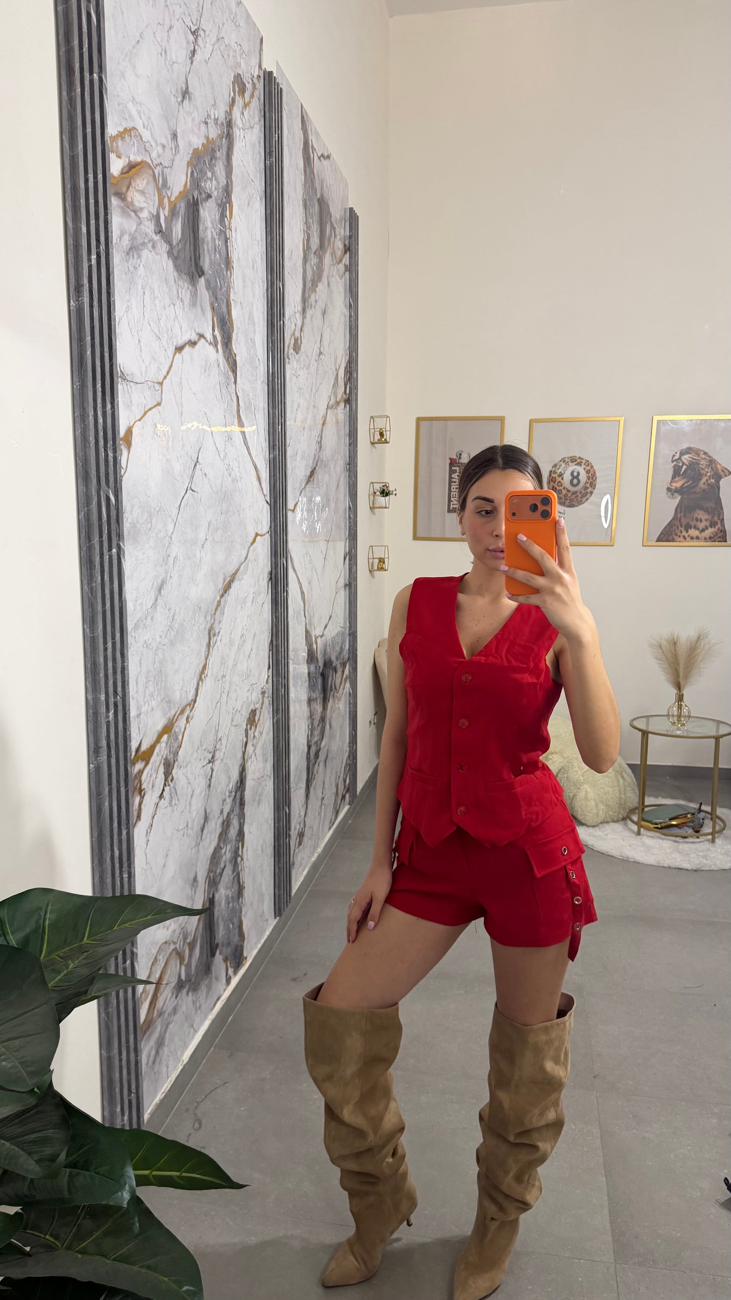 Coordinato red