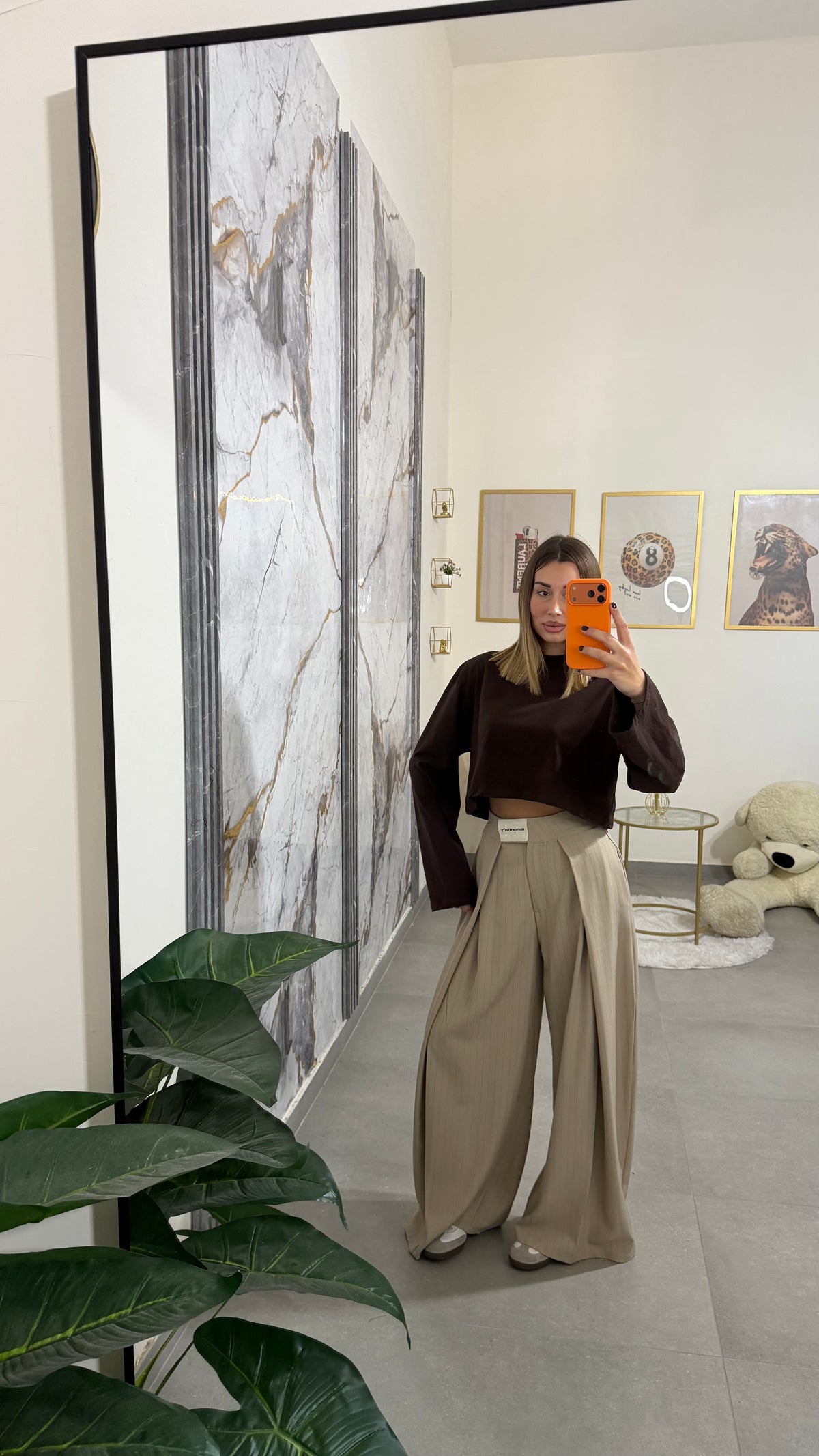 Pantalone Beige