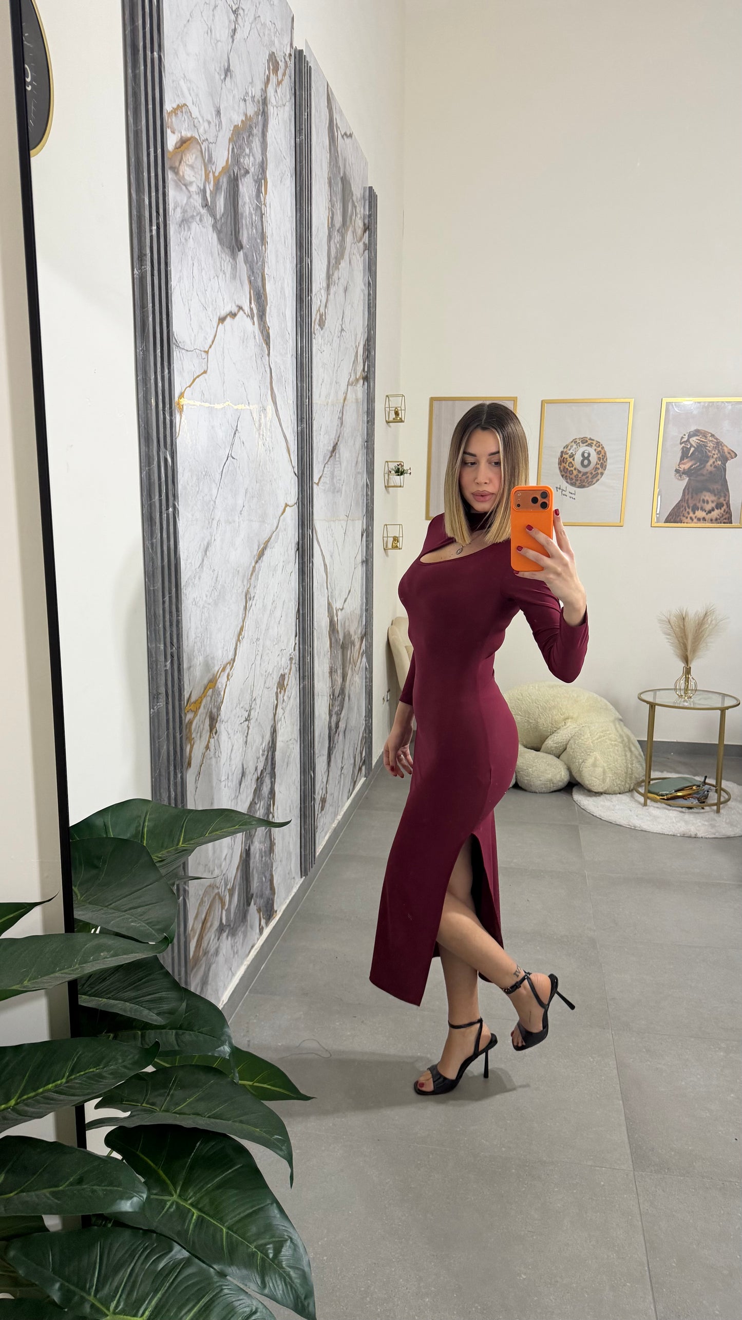 Dress Bordeaux