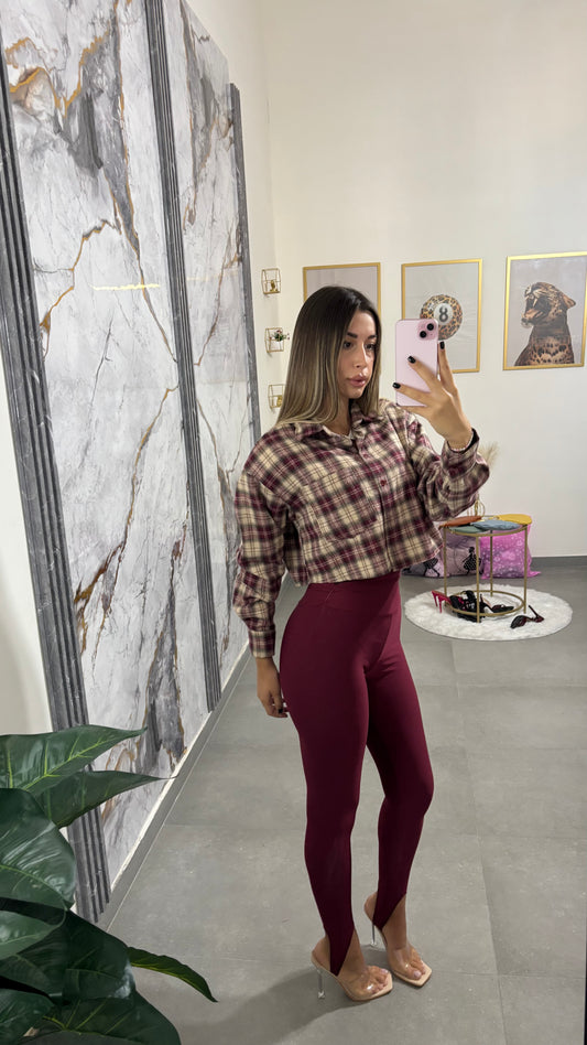 Leggins bordeaux