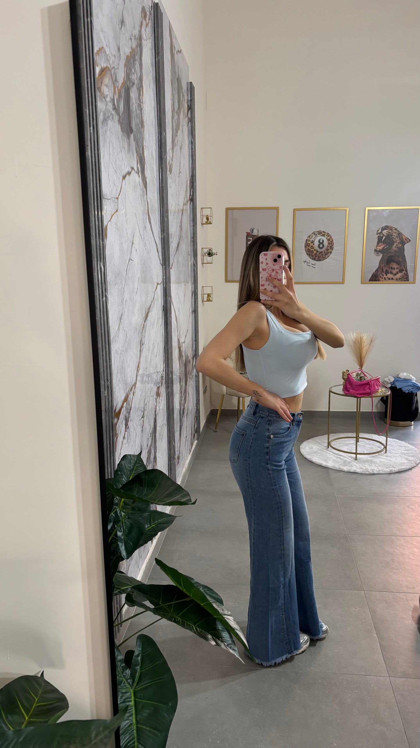 Jeans Alta vita blue