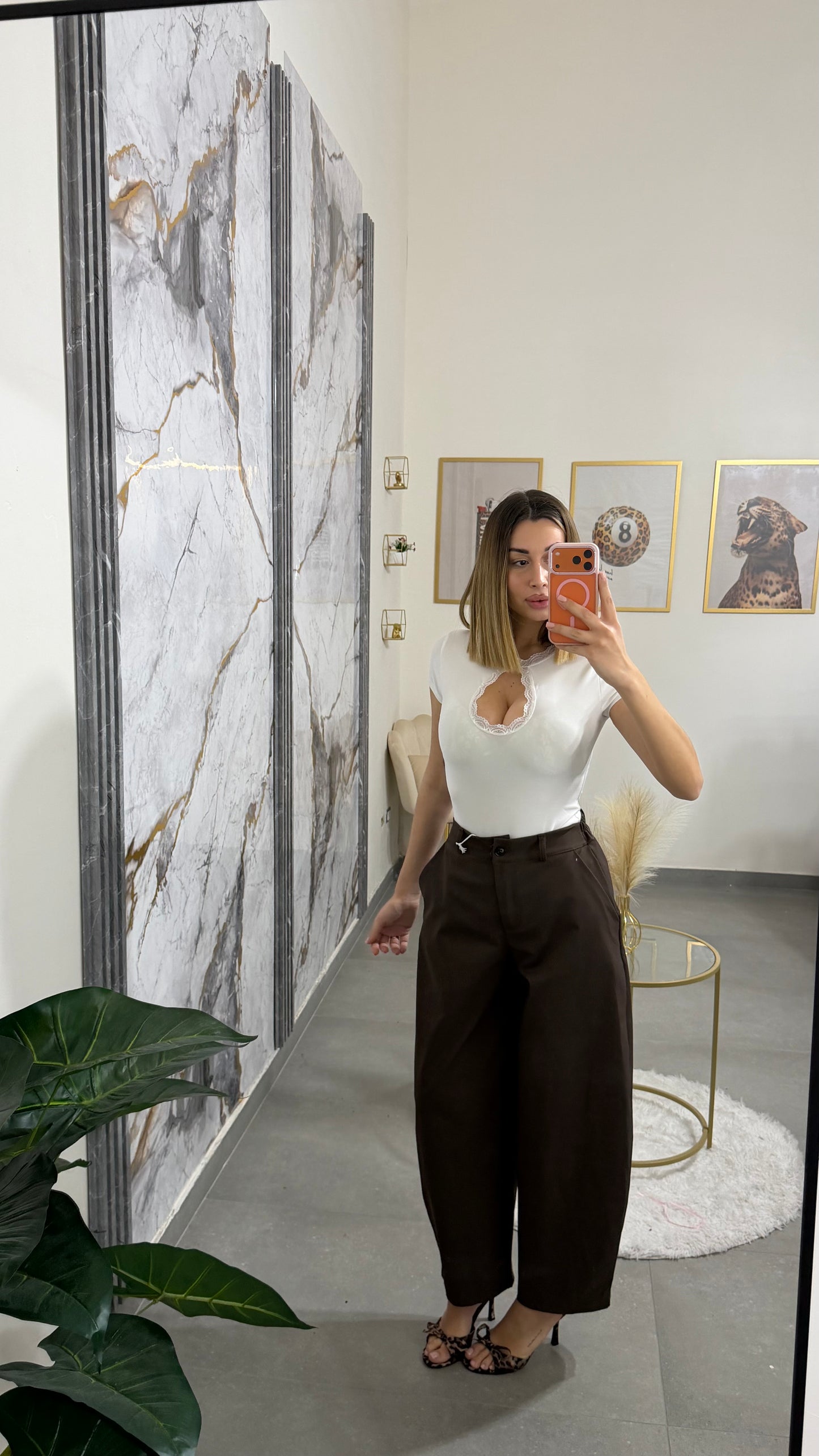 Pantalone marrone
