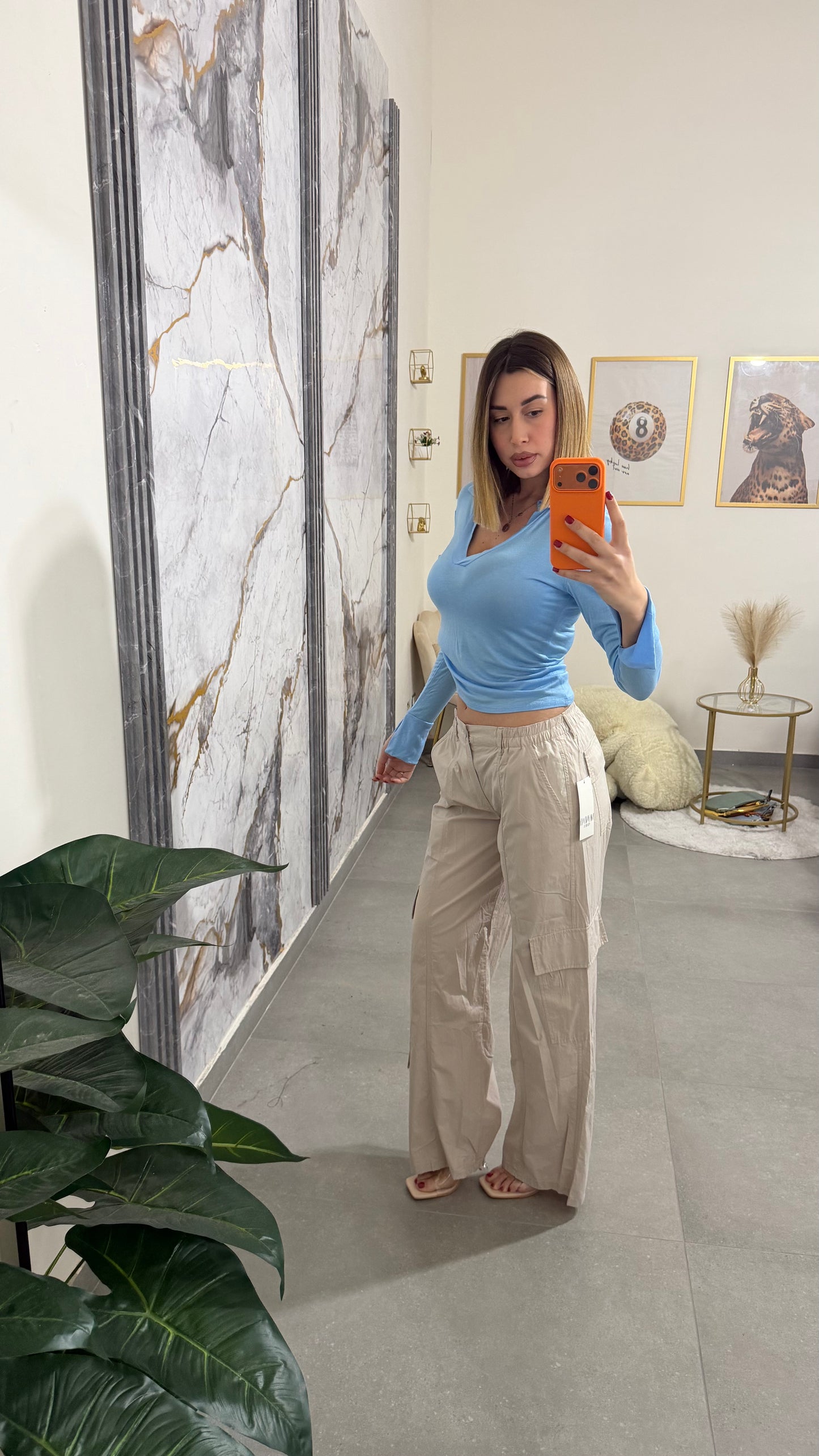 Pantalone Beige