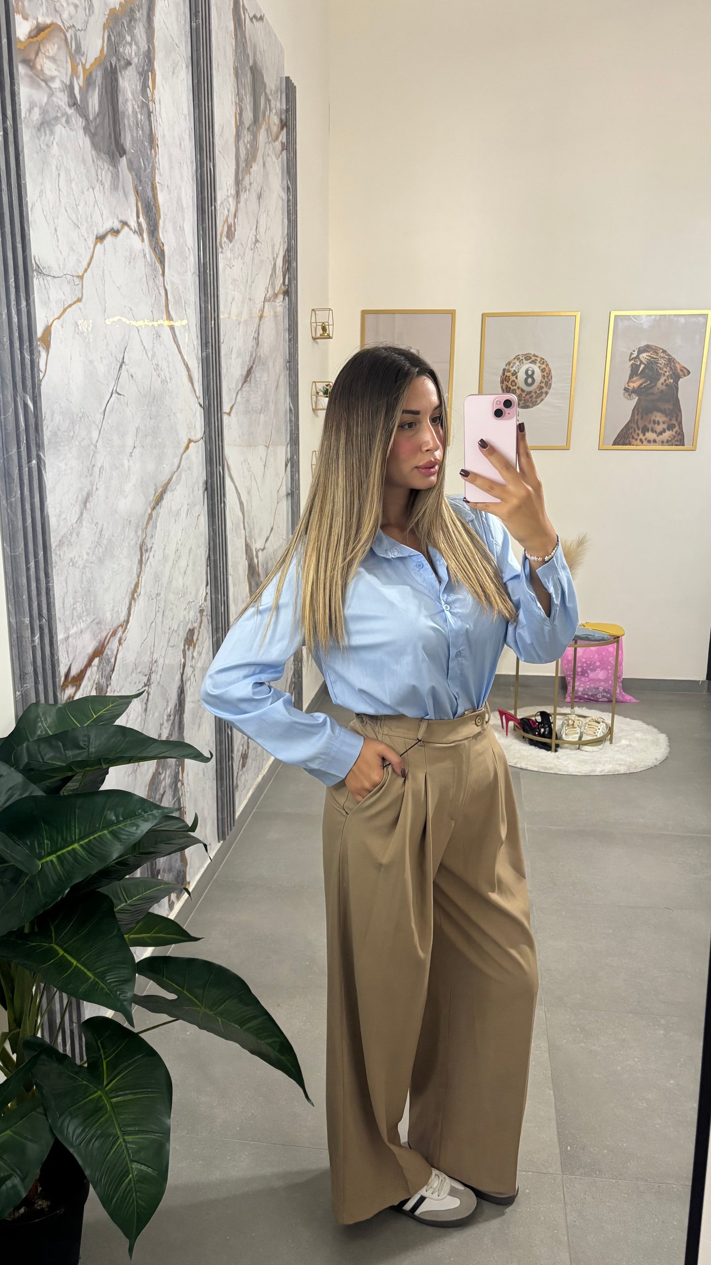 Camicia celeste