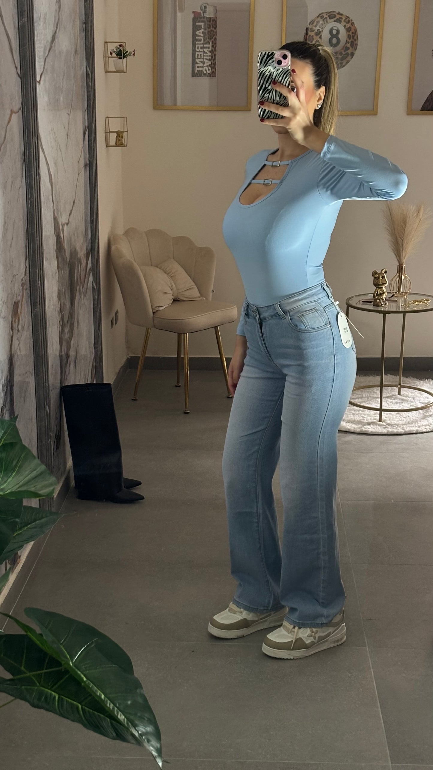 Jeans lavaggio chiaro