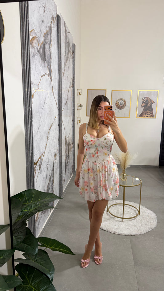 Mini dress flower