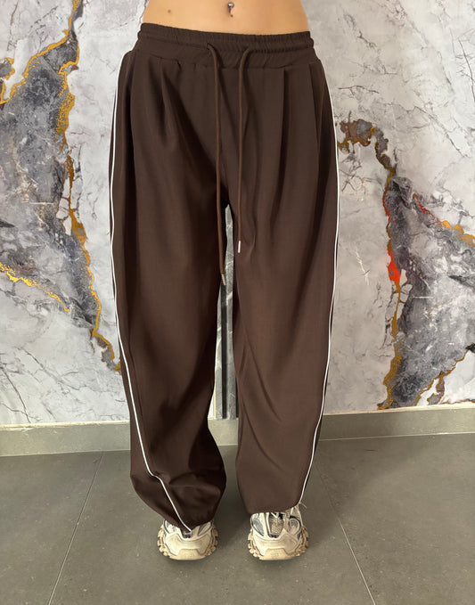 Pants ballon marrone