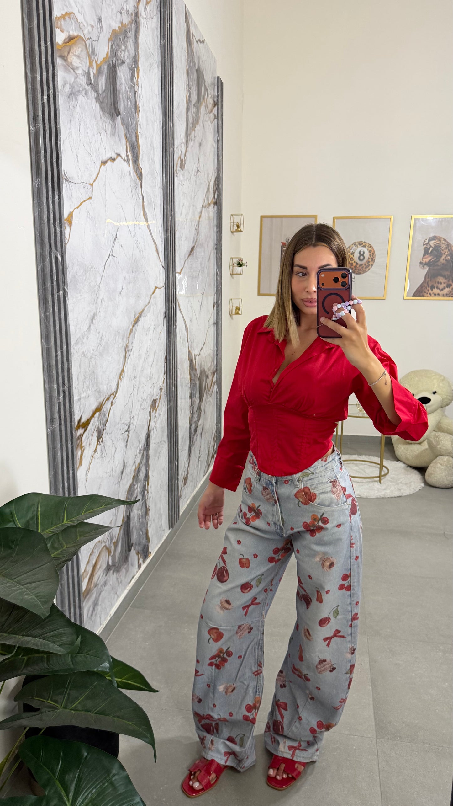 Jeans Red
