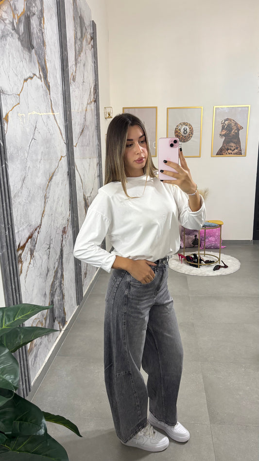 Jeans ballon grey