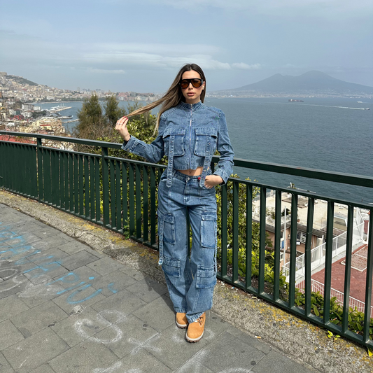 Coordinato in denim